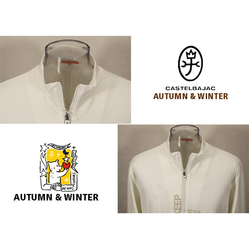 ★２０２５ 秋冬 新作 カステルバジャック【*002*】３０%OFF・両面起毛ストレッチ・ハーフジップシャツ＜Mサイズ・Lサイズ・LLサイズ＞-be116 | CASTELBAJAC | 03