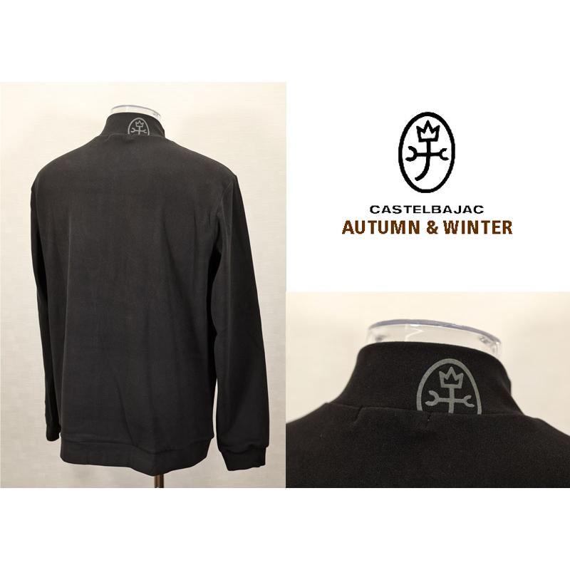 ★２０２５ 秋冬 新作 カステルバジャック【*002*】３０%OFF・両面起毛ストレッチ・ハーフジップシャツ＜Mサイズ・Lサイズ・LLサイズ＞-be119 | CASTELBAJAC | 01