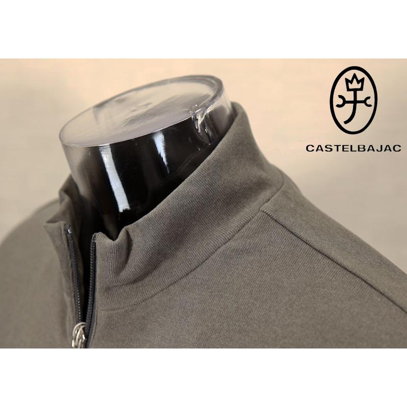 ★２０２５ 秋冬 新作 カステルバジャック【*002*】３０%OFF・両面起毛ストレッチ・ハーフジップシャツ＜Mサイズ・Lサイズ・LLサイズ＞-be122 | CASTELBAJAC | 04