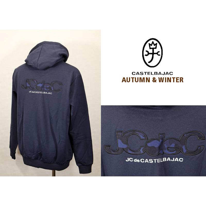 ★２０２５ 秋冬 新作 カステルバジャック【*002*】３０%OFF・ボンディング・パーカー（フード裏迷走柄使い）＜Mサイズ・Lサイズ・LLサイズ＞-be128_1
