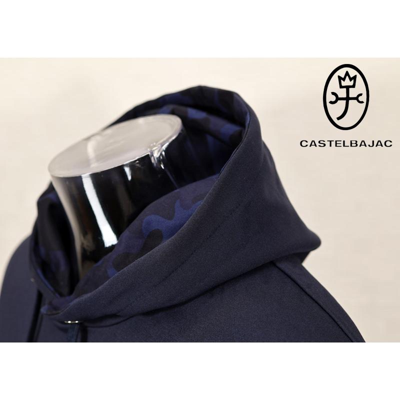 ★２０２５ 秋冬 新作 カステルバジャック【*002*】３０%OFF・ボンディング・パーカー（フード裏迷走柄使い）＜Mサイズ・Lサイズ・LLサイズ＞-be128_4