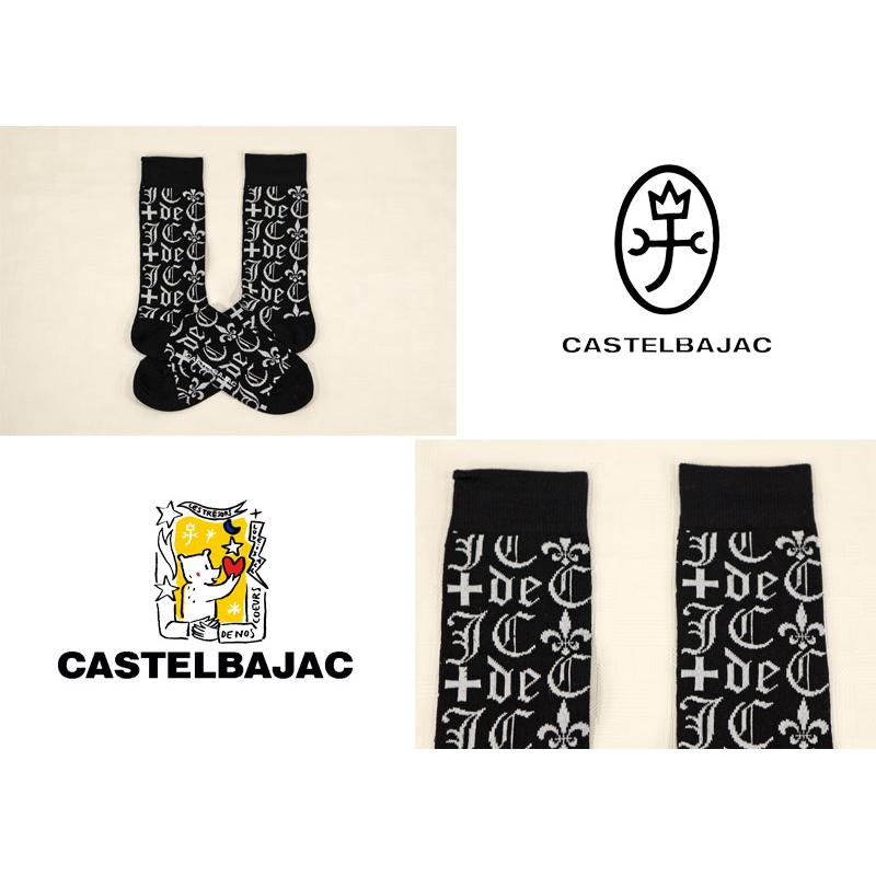★２０２５ 秋冬 新作 カステルバジャック【*002*】モノグラムロゴ・カジュアル・ロングソックス-be235 | CASTELBAJAC | 01