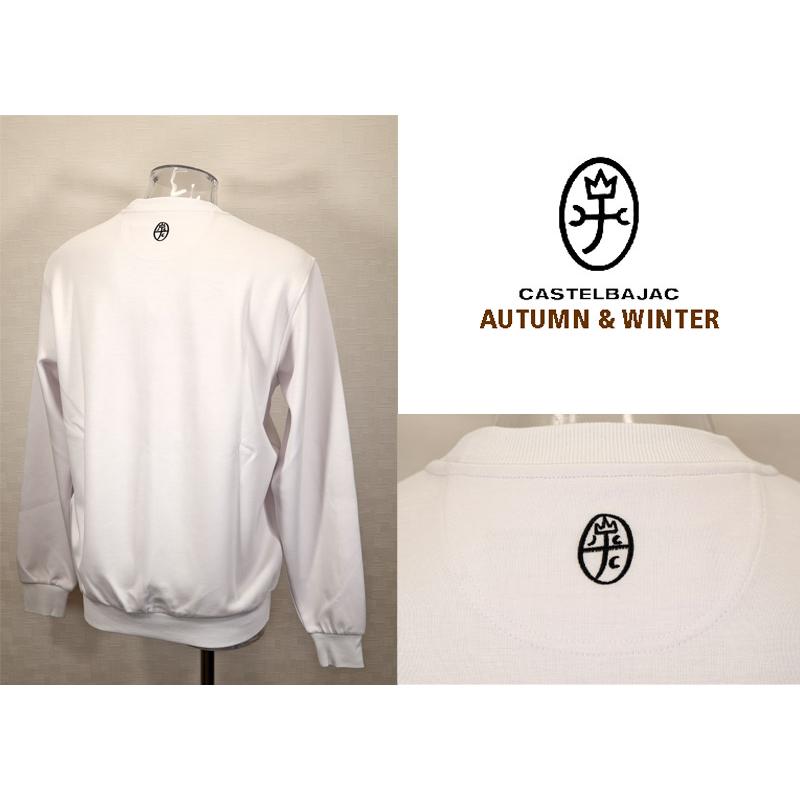 ★２０２５ 秋冬 新作 カステルバジャック【*002*】３０%OFF・ポッププリント・クルネックトレーナー＜Mサイズ・Lサイズ・LLサイズ＞-be37 | CASTELBAJAC | 01