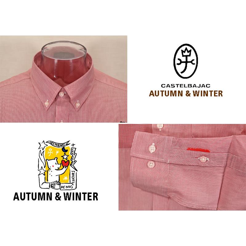 カステルバジャック CASTELBAJAC 2025秋冬新作 メンズ 長袖ボタンダウンシャツ 服 CASTELBAJAC（カステルバジャック） ☆2025 秋冬 新作 カステル