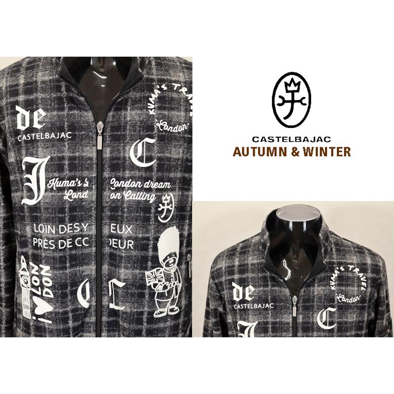 カステルバジャック CASTELBAJAC 2025秋冬新作 メンズ スライバーニットブルゾン 服 CASTELBAJAC（カステルバジャック） ☆2025 秋冬 新作 カステル