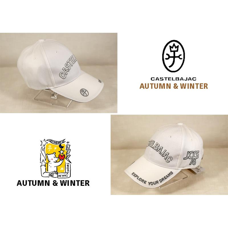 ★２０２５ 秋冬 新作 カステルバジャック【*002*】立体ロゴ刺繍入りスポーツ ゴルフ・カジュアルキャップ -be86 | CASTELBAJAC | 02