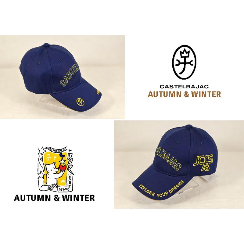 ★２０２５ 秋冬 新作 カステルバジャック【*002*】立体ロゴ刺繍入りスポーツ ゴルフ・カジュアルキャップ -be88 | CASTELBAJAC | 02