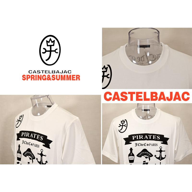 ★２０２６ 春夏 新作【*26 SALE*】 カステルバジャック・３０%OFF・【*002*】半袖・Tシャツ・パイレーツ柄プリント＜M・L・LL＞-bf122・bf123・bf124 | CASTELBAJAC | 03