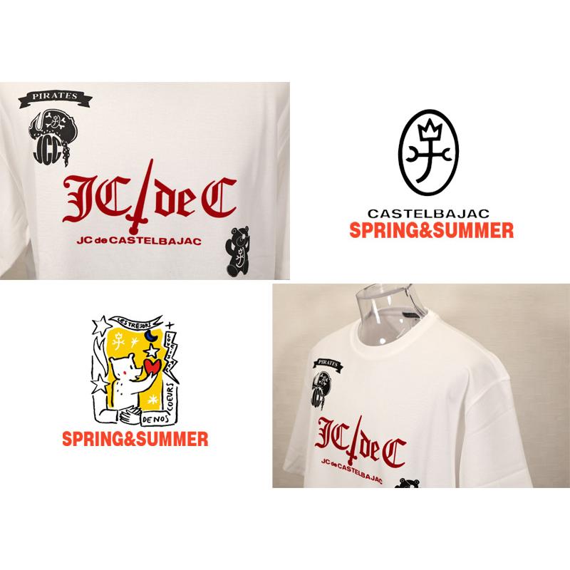 ★２０２６ 春夏 新作【*26 SALE*】 カステルバジャック・３０%OFF・【*002*】半袖・BIGシルエット・パイレーツ柄Tシャツ＜M・L・LL＞-bf125・bf126・bf127 | CASTELBAJAC | 02