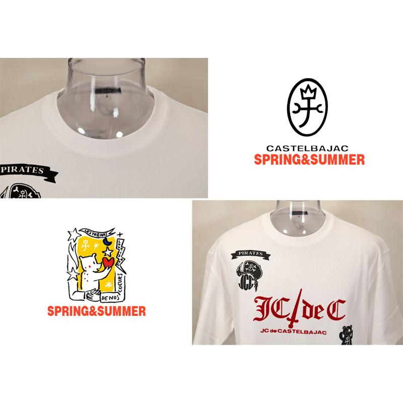 ★２０２６ 春夏 新作【*26 SALE*】 カステルバジャック・３０%OFF・【*002*】半袖・BIGシルエット・パイレーツ柄Tシャツ＜M・L・LL＞-bf125・bf126・bf127 | CASTELBAJAC | 03