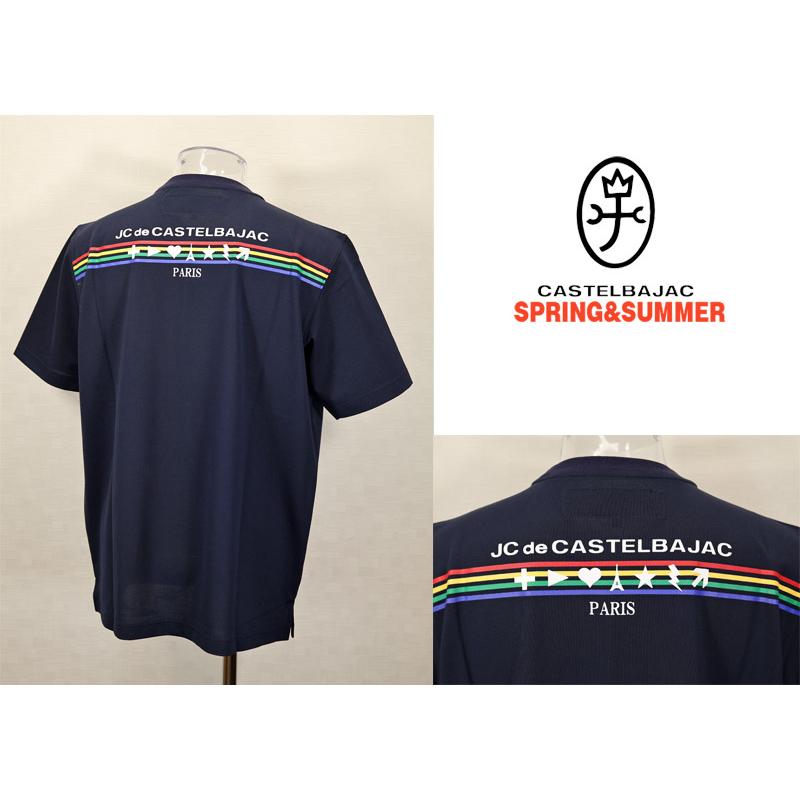 ★２０２６ 春夏 新作 【*26 SALE*】カステルバジャック・３０%OFF・【*002*】半袖・Tシャツ・ユニオンジャックプリント＜M・L・LL＞-bf134・bf135・bf136 | CASTELBAJAC | 01
