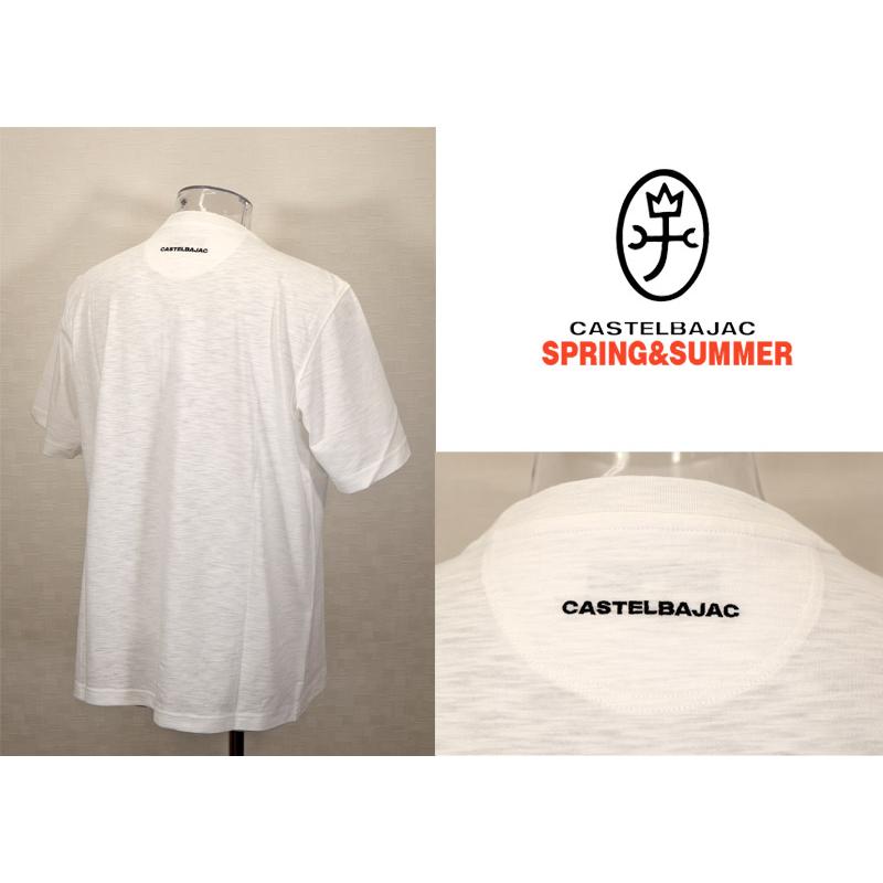 ★２０２６ 春夏 新作 【*26 SALE*】カステルバジャック・３０%OFF・【*002*】半袖・ヴィンテージ風Tシャツ・エンボスポケツト＜M・L・LL＞-bf149・bf150・bf151 | CASTELBAJAC | 01