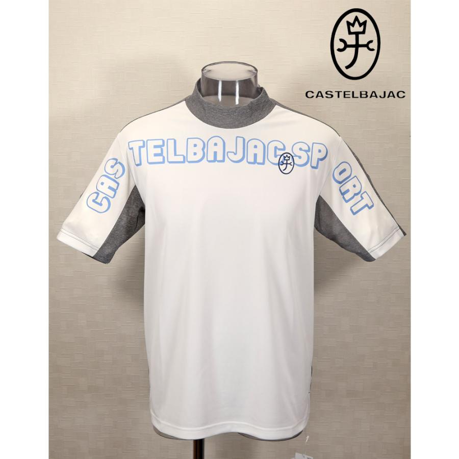 ★２０２６ 春夏 新作【*26 SALE*】 カステルバジャック・３０%OFF・【*002*】半袖・デュアルファイン・モックネックTシャツ＜M・L・LL＞-bf191・bf192・bf193 | CASTELBAJAC