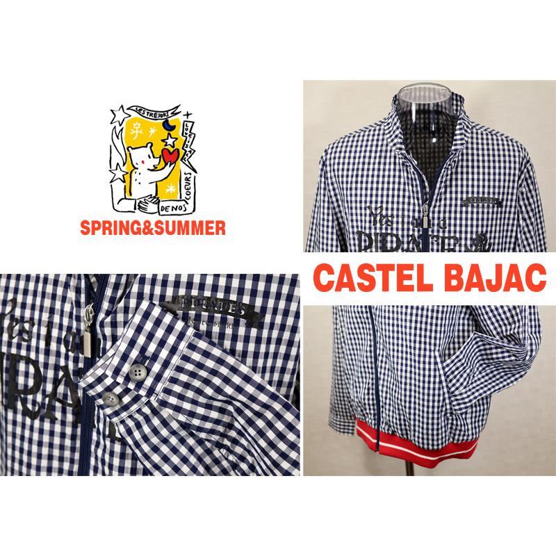 ★２０２６ 春夏 新作 カステルバジャック【*002*】綿ポリサッサー地・ギンガムチェックブルゾン＜Mサイズ・Lサイズ・LLサイズ＞-bf19・bf20・bf21 | CASTELBAJAC | 04