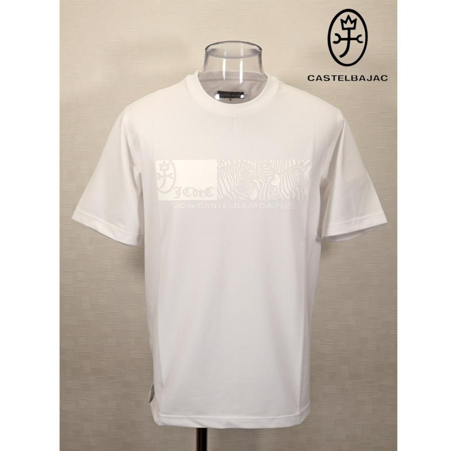 ★２０２６ 春夏 新作 【*26 SALE*】カステルバジャック・３０%OFF・【*002*】鹿の子・サファリプリント柄・Tシャツ＜M・L・LL＞-bf203・bf204・bf205 | CASTELBAJAC