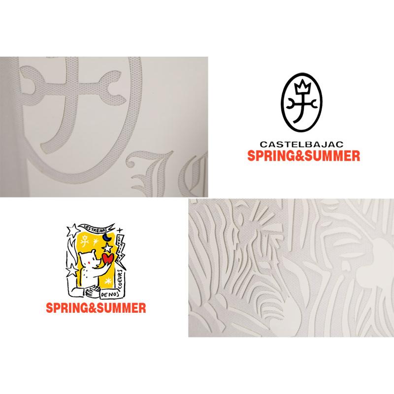 ★２０２６ 春夏 新作 【*26 SALE*】カステルバジャック・３０%OFF・【*002*】鹿の子・サファリプリント柄・Tシャツ＜M・L・LL＞-bf203・bf204・bf205 | CASTELBAJAC | 03