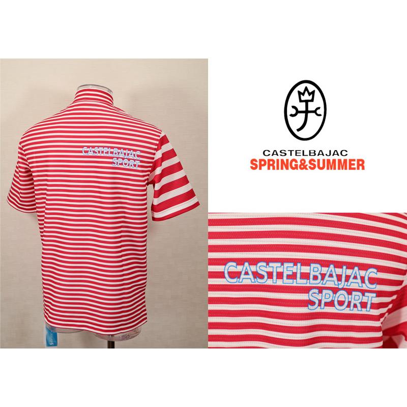 ★２０２６ 春夏 新作【*26 SALE*】 カステルバジャック・３０%OFF・【*002*】半袖・UVカット・ハイネックTシャツ＜M・L・LL＞-bf229・bf230・bf231 | CASTELBAJAC | 01