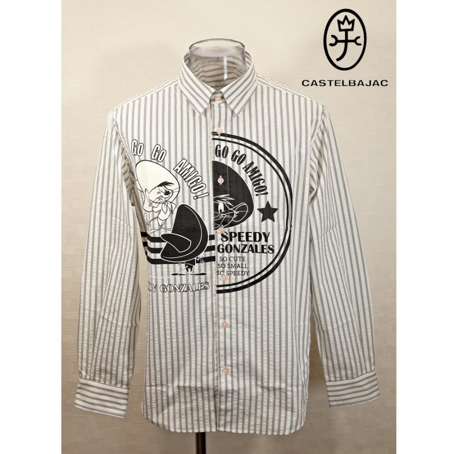 ★２０２６ 春夏 新作 カステルバジャック【*002*】長袖・ボタンダウンシャツ＜Mサイズ・Lサイズ・LLサイズ＞-bf31・bf32・bf33 | CASTELBAJAC