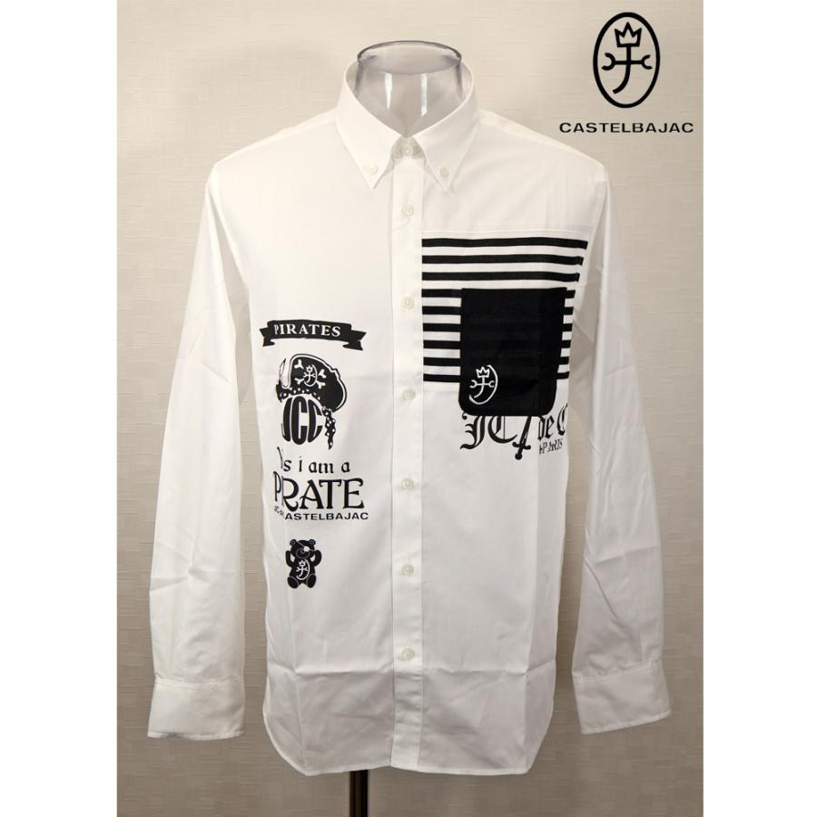 ★２０２６ 春夏 新作 カステルバジャック【*002*】長袖・ボタンダウンシャツ＜Mサイズ・Lサイズ・LLサイズ＞-bf40・bf41・bf42 | CASTELBAJAC