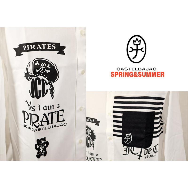 ★２０２６ 春夏 新作 カステルバジャック【*002*】長袖・ボタンダウンシャツ＜Mサイズ・Lサイズ・LLサイズ＞-bf40・bf41・bf42 | CASTELBAJAC | 02