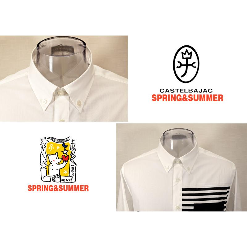 ★２０２６ 春夏 新作 カステルバジャック【*002*】長袖・ボタンダウンシャツ＜Mサイズ・Lサイズ・LLサイズ＞-bf40・bf41・bf42 | CASTELBAJAC | 04