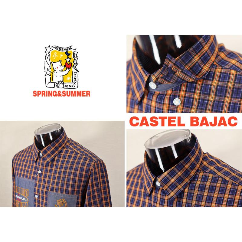 長袖・タータンチェック柄・ボタンダウンシャツ＜Mサイズ・Lサイズ・LLサイズ＞-bf46・bf47・bf48 | CASTELBAJAC | 03