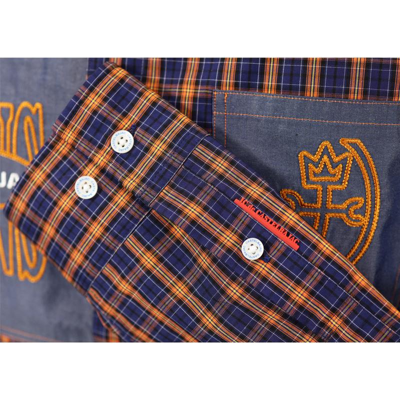 長袖・タータンチェック柄・ボタンダウンシャツ＜Mサイズ・Lサイズ・LLサイズ＞-bf46・bf47・bf48 | CASTELBAJAC | 05