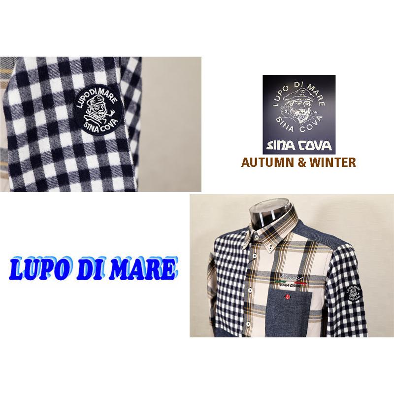 シナコバ　チェック柄 長袖シャツ SINA COVA ☆シナコバ【*001*】＜40％OFF＞秋冬クレイジー