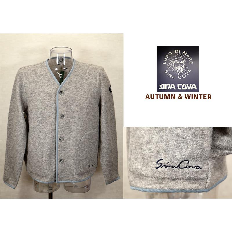 ★シナコバ【*001*】【ebee】＜40％OFF＞秋冬・Vネックカーディガン＜Mサイズ・Lサイズ＞eb228 | SINA COVA | 01