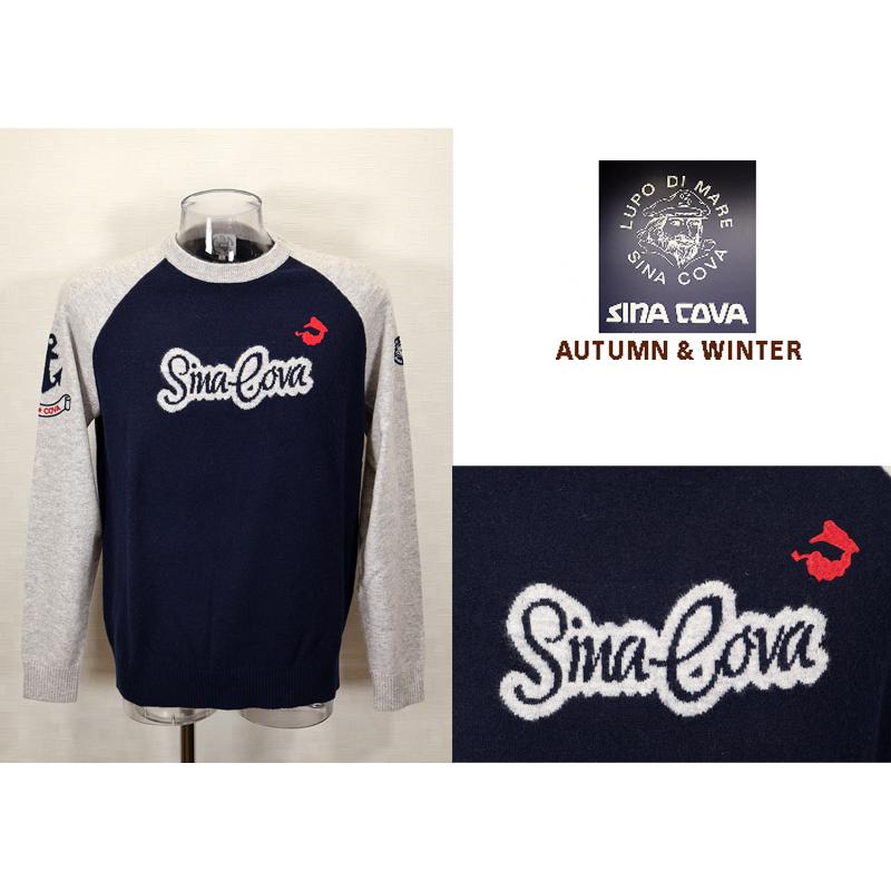 ★シナコバ【*001*】＜３０%OFF＞秋冬クルーネックセーター【カシミヤ100％】 ＜Mサイズ・Lサイズ＞-eb240 | SINA COVA | 01