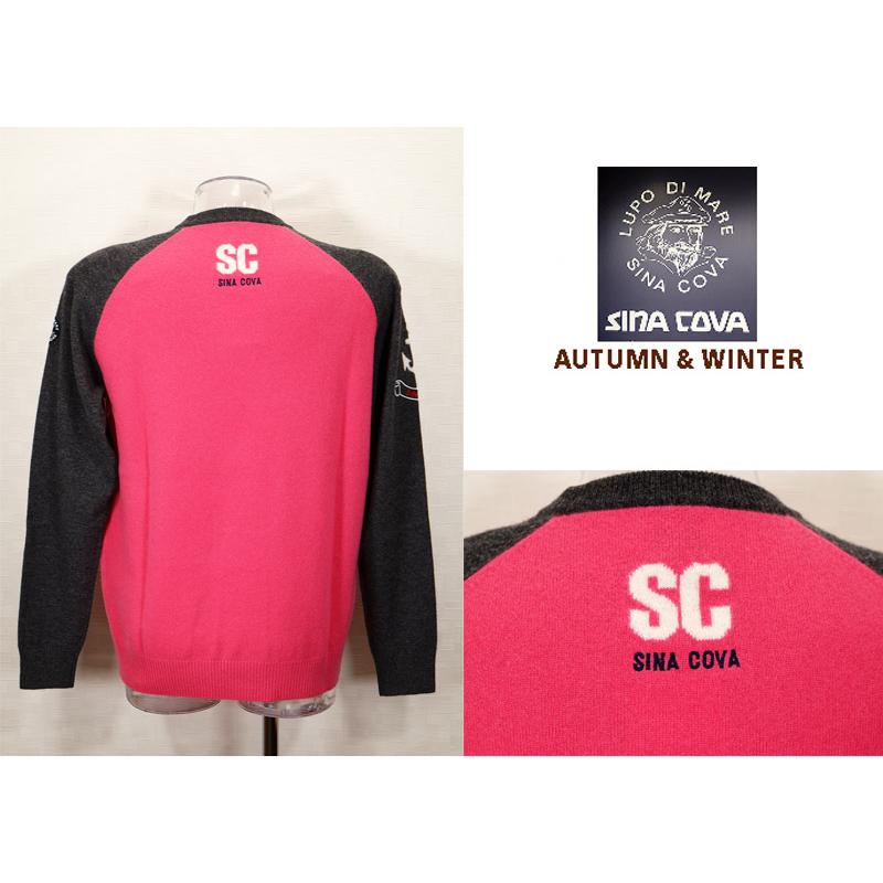 ★シナコバ【*001*】＜４０％OFF＞秋冬クルーネックセーター【カシミヤ100％】 ＜Lサイズ＞-eb242 | SINA COVA | 02