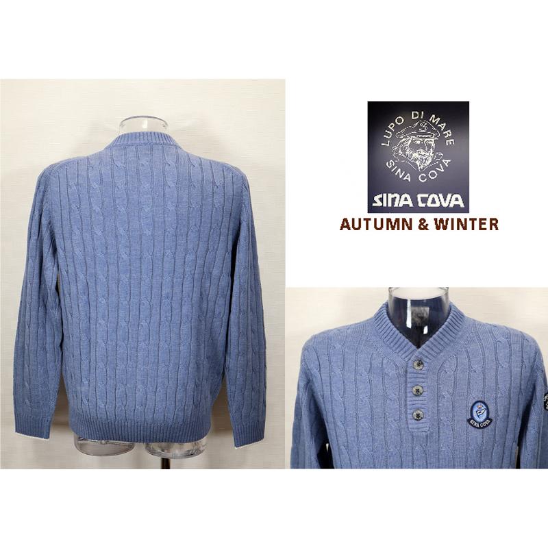 ★シナコバ【*001*】30％OFF・秋冬・ヘンリーネックセーター＜Mサイズ・Lサイズ・LLサイズ＞-eb243 | SINA COVA | 02