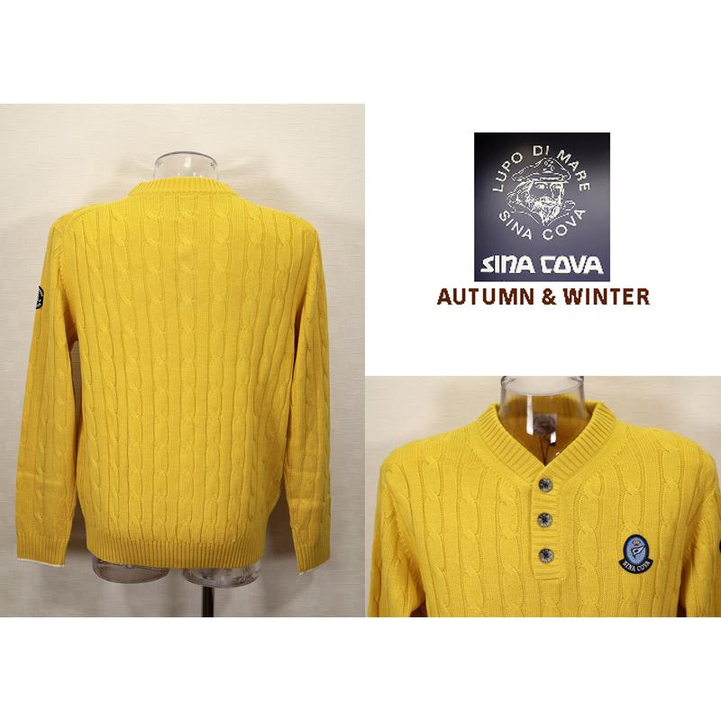 ★シナコバ【*001*】【ebee】40％OFF・秋冬・ヘンリーネックセーター＜Mサイズ・Lサイズ＞-eb246 | SINA COVA | 02