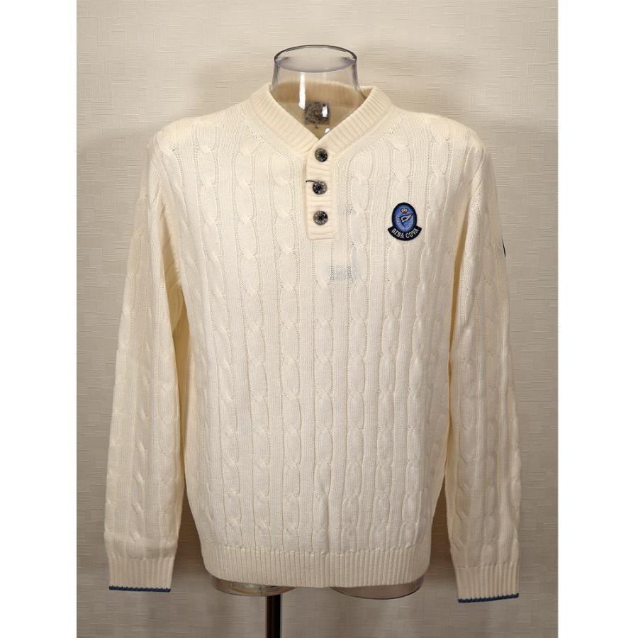 ★シナコバ【*001*】＜４０％OFF＞秋冬ヘンリーネックセーター＜Lサイズ＞-eb248 | SINA COVA