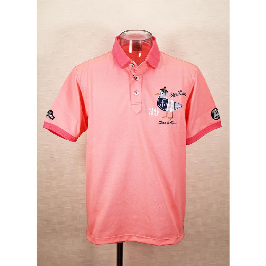 シナコバ　SINACOVA ポロシャツ Mサイズ ピンク シナコバ 【SINA COVA】 ポロシャツ 日本製 - メルカリ