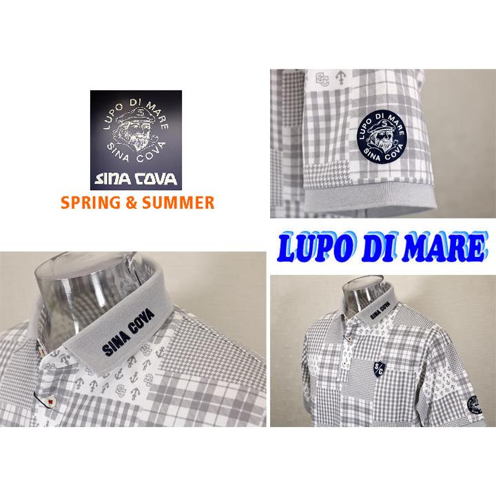 新品未使用 シナコバ 七分丈ポロシャツ Ｍサイズ SINA COVA（シナコバ） ☆シナコバ【*001*】2024・春・夏＜30%OFF