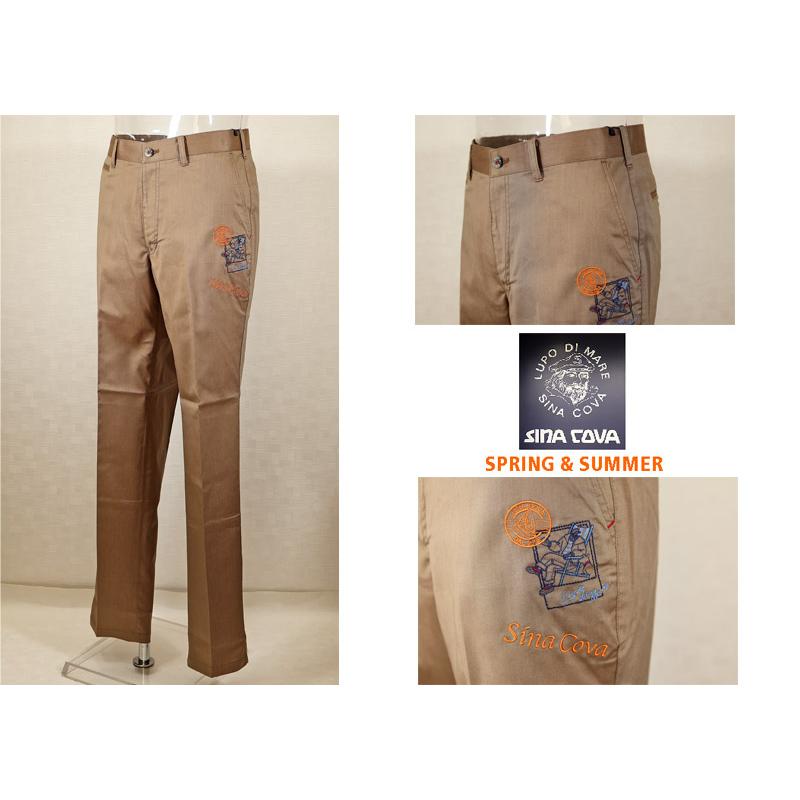 ★シナコバ【*001*】2024・春・夏＜３０%OFF＞ ノータックパンツ＜80cm・84cm・88cm・92cm・96cm＞ec354・ec355・ec356・ec357・ec358 | SINA COVA | 01