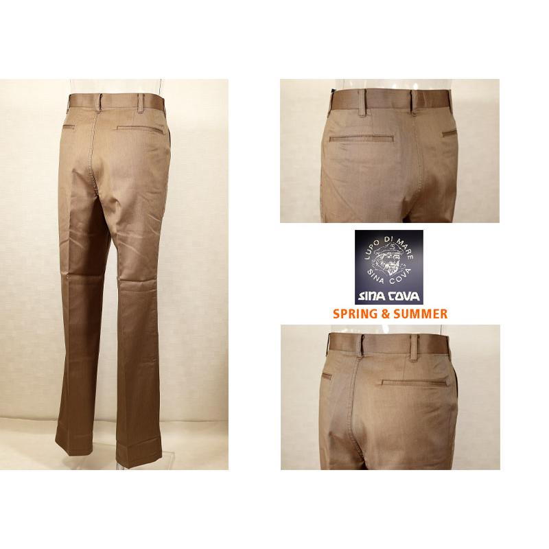 ★シナコバ【*001*】2024・春・夏＜３０%OFF＞ ノータックパンツ＜80cm・84cm・88cm・92cm・96cm＞ec354・ec355・ec356・ec357・ec358 | SINA COVA | 03