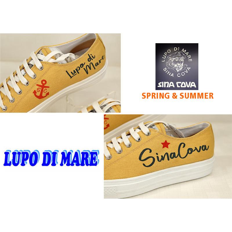 ★２０２４ 春夏 新作・２０％OFF・ シナコバ【*001*】キャンパススニーカー＜２５ｃｍ・２６ｃｍ・２７ｃｍ＞マスタードイエロー-ec91 | SINA COVA | 02