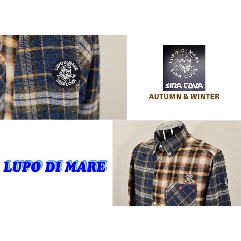 シナコバ　チェック柄 長袖シャツ 長袖ボタンダウンチェックシャツ 23124020