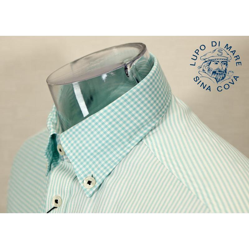 ★２０２４ 秋冬 ・ シナコバ【*001*】【ebee】４0％OFF・長袖ボタンダウンシャツ＜Mサイズ・Lサイズ・LLサイズ＞-ee166 | SINA COVA | 04