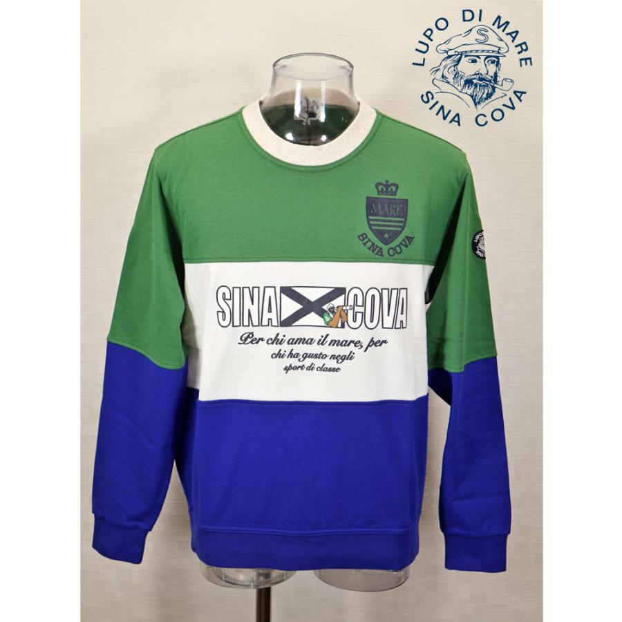 ★２０２４ 秋冬・シナコバ【*001*】【ebee】３０%OFF・クルーネックトレーナー ＜Mサイズ・Lサイズ・LLサイズ＞-ee215 | SINA COVA