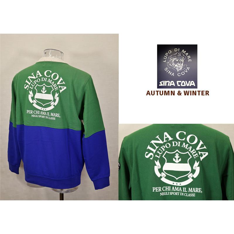 ★２０２４ 秋冬・シナコバ【*001*】【ebee】３０%OFF・クルーネックトレーナー ＜Mサイズ・Lサイズ・LLサイズ＞-ee215 | SINA COVA | 01