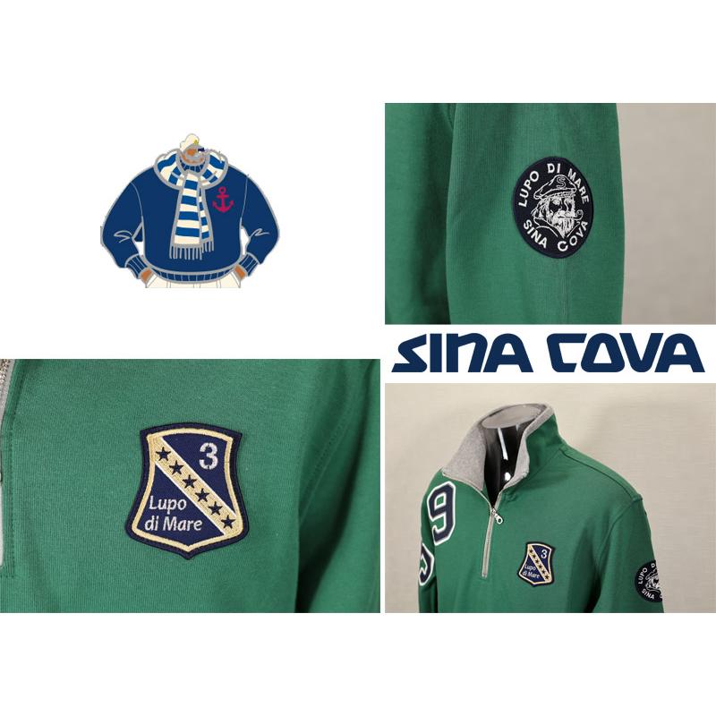 ★２０２４ 秋冬・シナコバ【*001*】【ebee】３０%OFF・ハーフジッププルオーバー ＜Mサイズ・Lサイズ・LLサイズ＞-ee218 | SINA COVA | 02