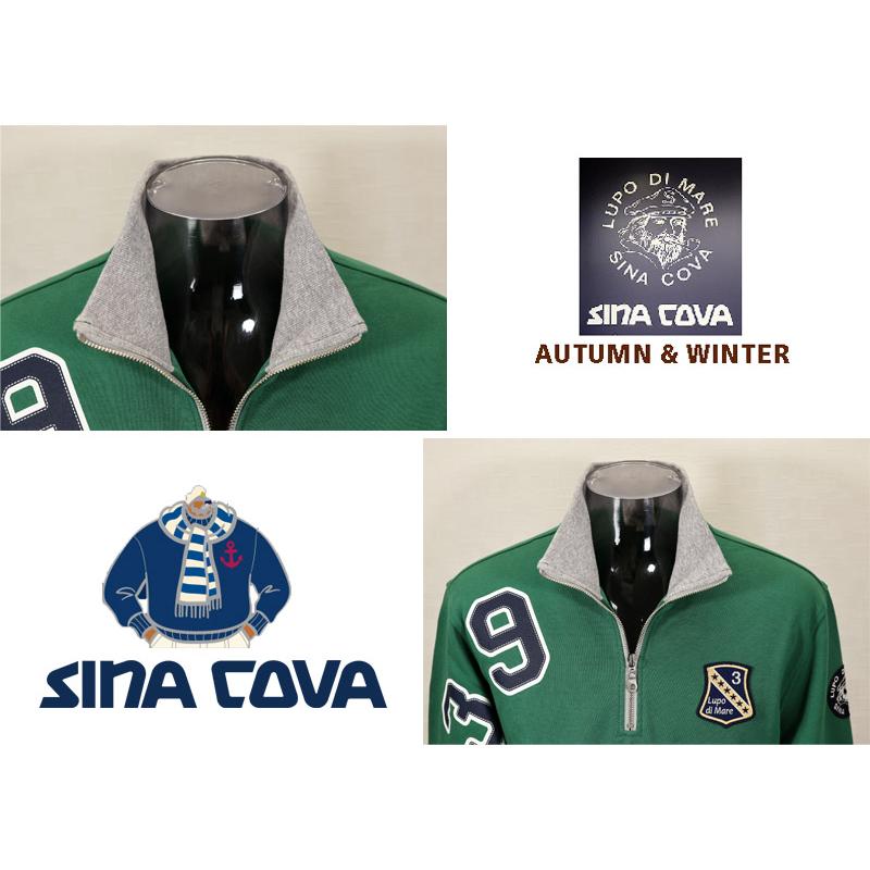 ★２０２４ 秋冬・シナコバ【*001*】【ebee】３０%OFF・ハーフジッププルオーバー ＜Mサイズ・Lサイズ・LLサイズ＞-ee218 | SINA COVA | 03