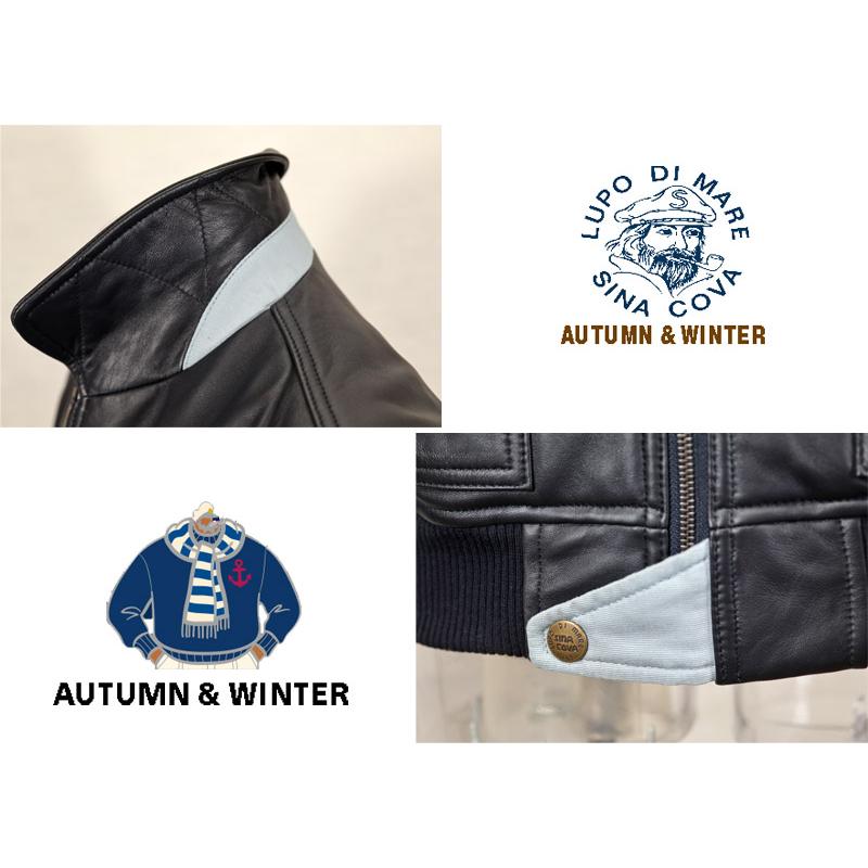 ★２０２４ 秋冬・シナコバ【*001*】【ebee】40％OFF・フライトジャケット レザージャケット(数量限定商品)＜Mサイズ・Lサイズ・LLサイズ＞-ee236 | SINA COVA | 04