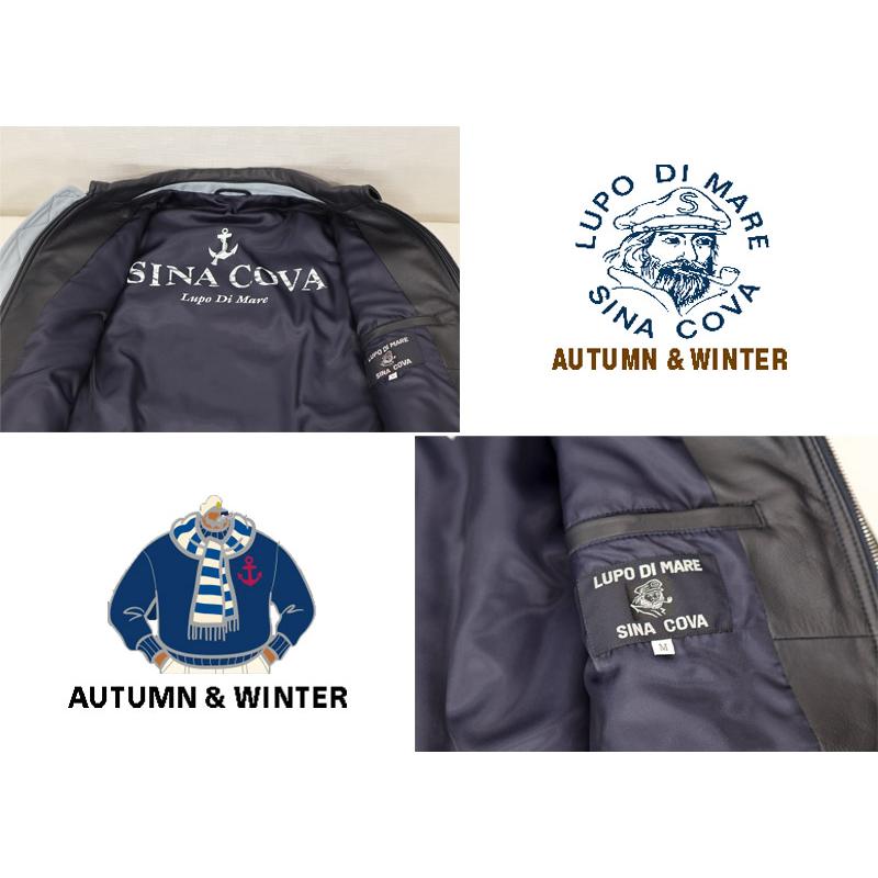 ★２０２４ 秋冬・シナコバ【*001*】【ebee】40％OFF・フライトジャケット レザージャケット(数量限定商品)＜Mサイズ・Lサイズ・LLサイズ＞-ee236 | SINA COVA | 05