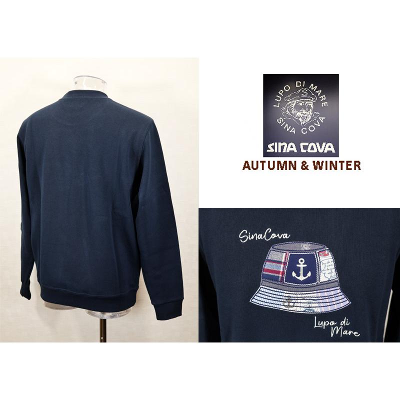 ★シナコバ 秋冬・【*001*】【ebee】３０%OFF・クルーネックトレーナー＜Mサイズ・Lサイズ・LLサイズ＞-ee257 | SINA COVA | 01