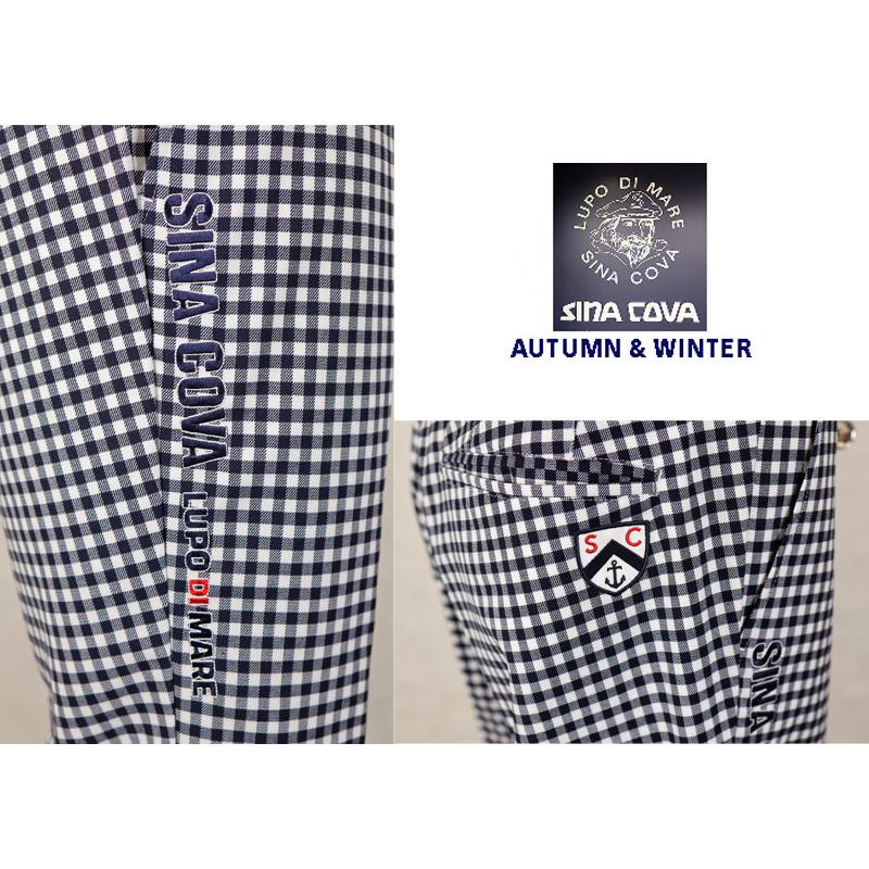 ★２０２４ 秋冬・シナコバ【*001*】【ebee】４0％OFF・ギンガムチェック ノータックパンツ＜80cm・84cm・88cm・92cm・96cm＞-ee324 | SINA COVA | 02