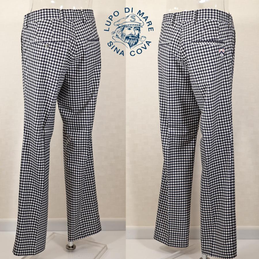 ★２０２４ 秋冬・シナコバ【*001*】【ebee】４0％OFF・ギンガムチェック ノータックパンツ＜80cm・84cm・88cm・92cm・96cm＞-ee324 | SINA COVA | 03